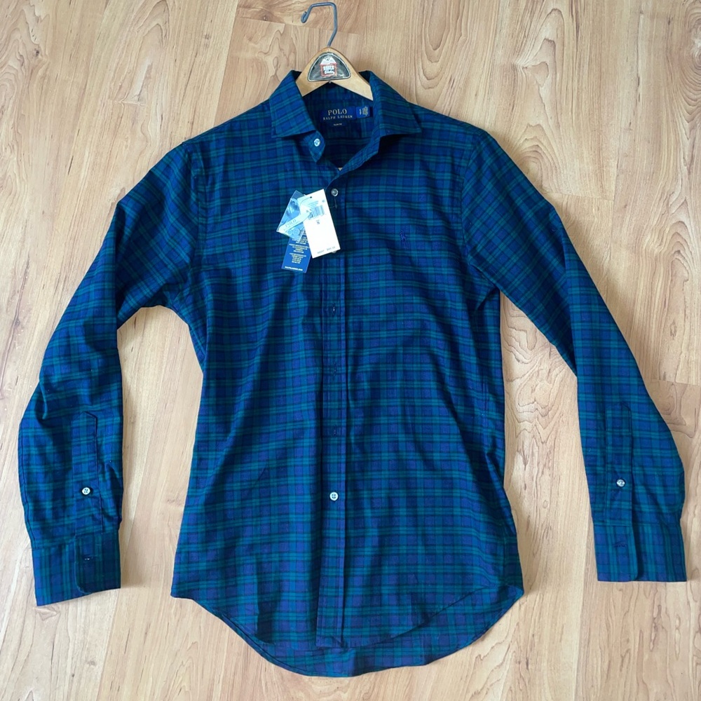 Polo Ralph Lauren plaid button down shirt S